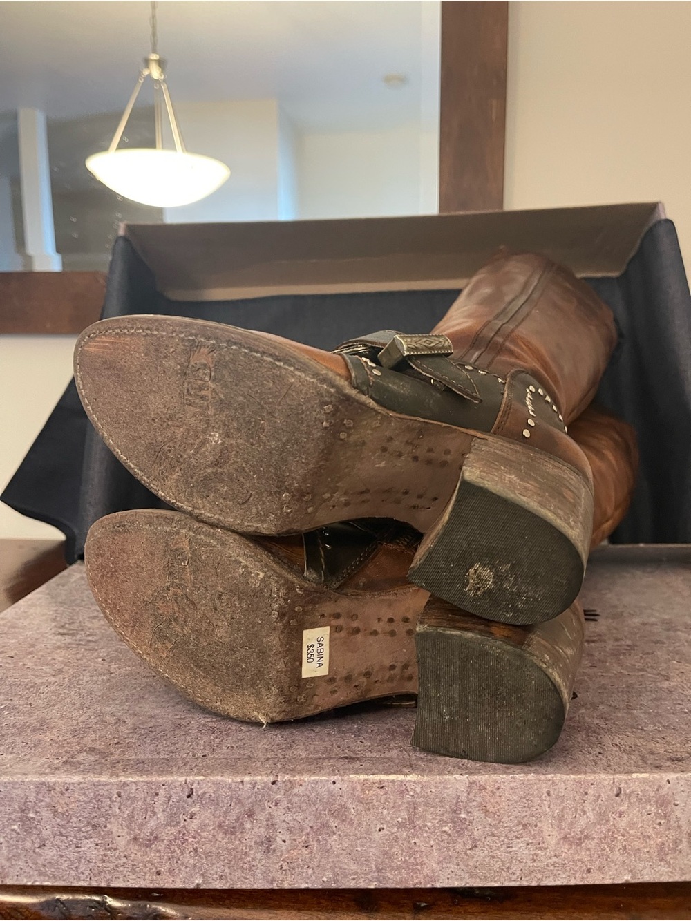 Freebird by Steven Sabina Cognac Tall Buckle Boots - Picture 6 of 8
